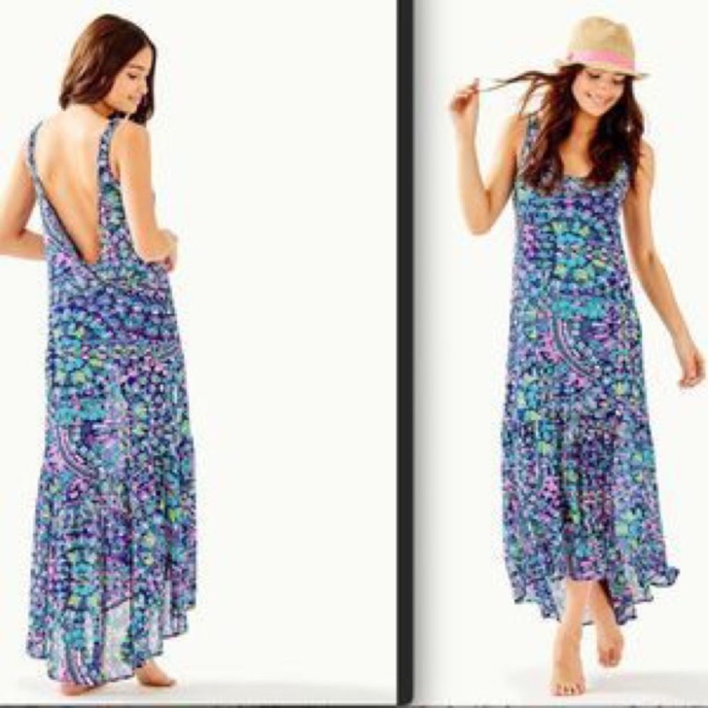 NWOT Lilly Pulitzer Camellia Glow and Flow Cover Up Holy Grail